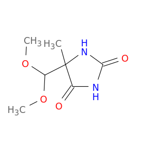 2,4-Imidazolidinedione,5-(dimethoxymethyl)-5-methyl-