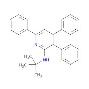 2-Pyridinamine, N-(1,1-dimethylethyl)-3,4-dihydro-3,4,6-triphenyl-