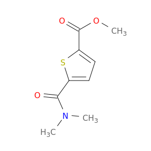 2-Thiophenecarboxylic acid, 5-[(dimethylamino)carbonyl]-, methyl ester