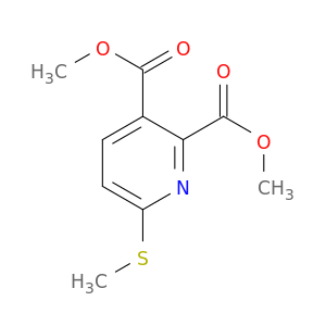 2,3-Pyridinedicarboxylic acid, 6-(methylthio)-, dimethyl ester