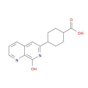 4-(8-Hydroxy-1,7-naphthyridin-6-yl)cyclohexanecarboxylic acid