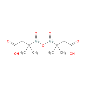 Butanoic acid, 3,3'-(1,3-dioxo-1,3-digermoxanediyl)bis[3-methyl-