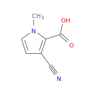 1H-吡咯-2-羧酸,3-氰基-1-甲基-