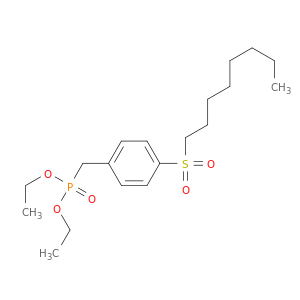 Phosphonic acid, [[4-(octylsulfonyl)phenyl]methyl]-, diethyl ester
