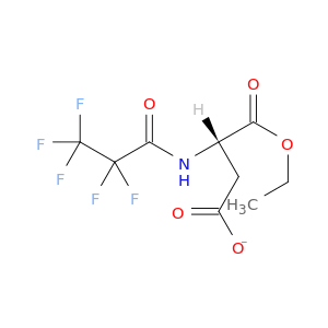 Aspartic acid, N-(2,2,3,3,3-pentafluoro-1-oxopropyl)-, 1-ethyl ester