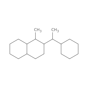 Naphthalene, 2-(1-cyclohexylethyl)decahydromethyl-