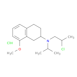 N-(2-chloropropyl)-8-methoxy-N-propan-2-yl-tetralin-2-amine hydrochloride