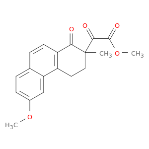 methyl(6-methoxy-2-methyl-1-oxo-1,2,3,4-tetrahydrophenanthren-2-yl)(oxo)acetate