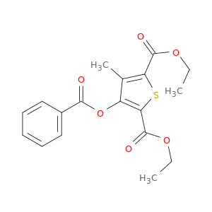 2,5-Thiophenedicarboxylic acid, 3-(benzoyloxy)-4-methyl-, diethyl ester