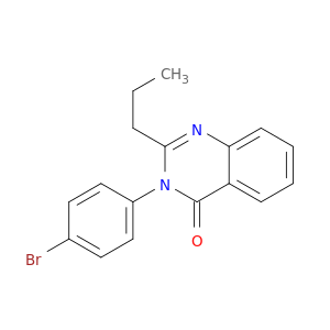 4(3H)-Quinazolinone, 3-(4-bromophenyl)-2-propyl-