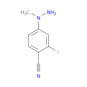2-Fluoro-4-(1-Methylhydrazin-1-yl)benzonitrile