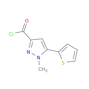 1-甲基-5-(2-噻吩基)-1H-吡唑-3-羰基氯