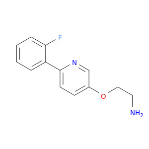 Ethanamine, 2-[[6-(2-fluorophenyl)-3-pyridinyl]oxy]-