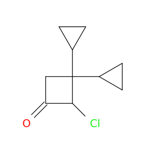 Cyclobutanone, 2-chloro-3,3-dicyclopropyl-