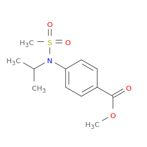 苯甲酸,4-[(1-甲基乙基)(甲基磺酰基)氨基]-,甲酯