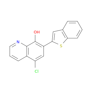 8-Quinolinol, 7-benzo[b]thien-2-yl-5-chloro-