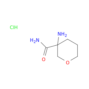 3-aminooxane-3-carboxamide hydrochloride