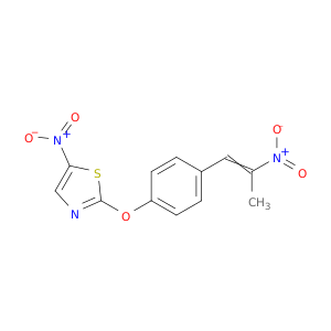 Thiazole, 5-nitro-2-[4-(2-nitro-1-propenyl)phenoxy]-