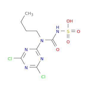 Sulfamic acid, [[butyl(4,6-dichloro-1,3,5-triazin-2-yl)amino]carbonyl]-