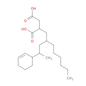 Butanedioic acid, [2-[2-(2-cyclohexen-1-yl)propyl]octyl]-
