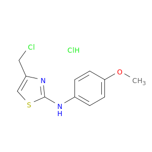 4-(Chloromethyl)-N-(4-methoxyphenyl)-1,3-thiazol-2-amine Hydrochloride