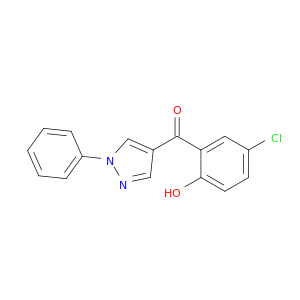 (5-CHLORO-2-HYDROXYPHENYL)(1-PHENYL-1H-PYRAZOL-4-YL)METHANONE
