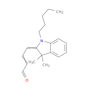 2-Butenal, 4-(1,3-dihydro-3,3-dimethyl-1-pentyl-2H-indol-2-ylidene)-