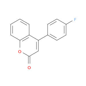 2H-1-Benzopyran-2-one, 4-(4-fluorophenyl)-