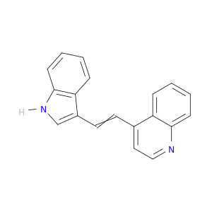 Quinoline,4-[2-(1H-indol-3-yl)ethenyl]-