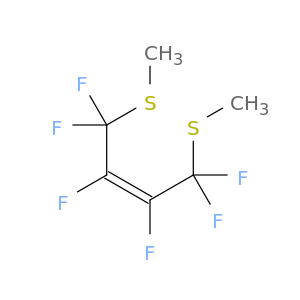 2-Butene, 1,1,2,3,4,4-hexafluoro-1,4-bis(methylthio)-, (Z)-
