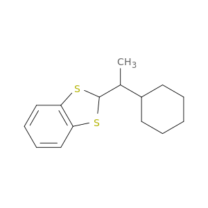 1,3-Benzodithiole, 2-(1-cyclohexylethyl)-