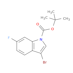 1-Boc-3-溴-6-氟吲哚