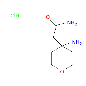2-(4-aminooxan-4-yl)acetamide hydrochloride