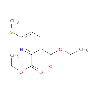 2,3-Pyridinedicarboxylic acid, 6-(methylthio)-, diethyl ester