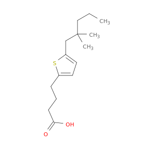 2-Thiophenebutanoicacid, 5-(2,2-dimethylpentyl)-