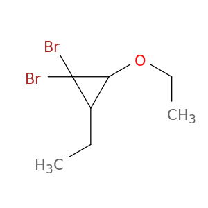 Cyclopropane, 1,1-dibromo-2-ethoxy-3-ethyl-