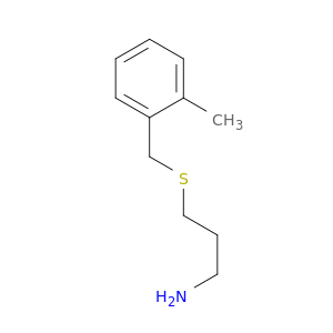 3-((2-Methylbenzyl)thio)propan-1-amine