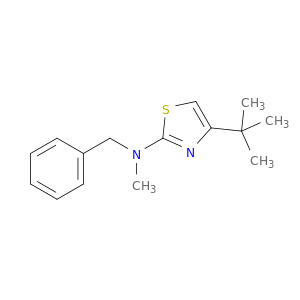 2-Thiazolamine, 4-(1,1-dimethylethyl)-N-methyl-N-(phenylmethyl)-
