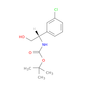 氨基甲酸,[1S)-1-3-氯苯基)-2-羟乙基]-,1,1-二甲基乙基酯