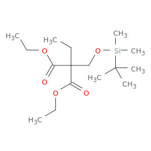 丙二酸,2-[[(1,1-二甲基乙基)二甲基甲硅烷基]氧基甲基]-2-乙基-,1,3-二乙酯