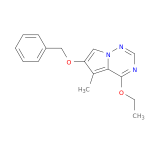 Pyrrolo[2,1-f][1,2,4]triazine, 4-ethoxy-5-methyl-6-(phenylmethoxy)-