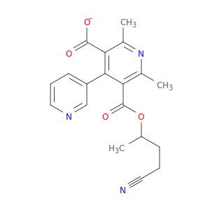 [3,4'-Bipyridine]-3',5'-dicarboxylic acid, 2',6'-dimethyl-, 2-cyanoethylethyl ester