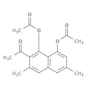 Ethanone, 1-[1,8-bis(acetyloxy)-3,6-dimethyl-2-naphthalenyl]-