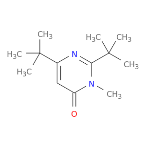 4(3H)-Pyrimidinone, 2,6-bis(1,1-dimethylethyl)-3-methyl-