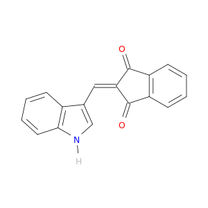 1H-Indene-1,3(2H)-dione,2-(1H-indol-3-ylmethylene)-