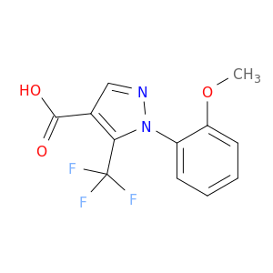 1-(2-甲氧基苯基)-5-(三氟甲基)-1H-吡唑-4-羧酸