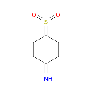 2,5-Cyclohexadiene-1-thione, 4-imino-, S,S-dioxide