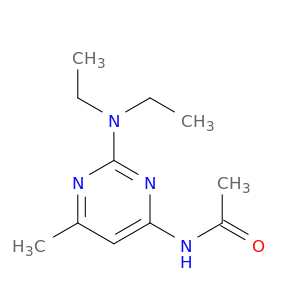 Acetamide, N-[2-(diethylamino)-6-methyl-4-pyrimidinyl]-