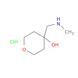4-[(methylamino)methyl]oxan-4-ol hydrochloride