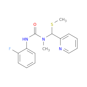 Urea, N'-(2-fluorophenyl)-N-methyl-N-[(methylthio)-2-pyridinylmethyl]-